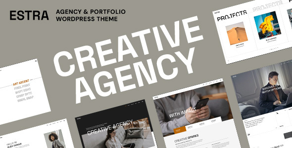 Estra – Agency Portfolio & Creative Elementor Theme